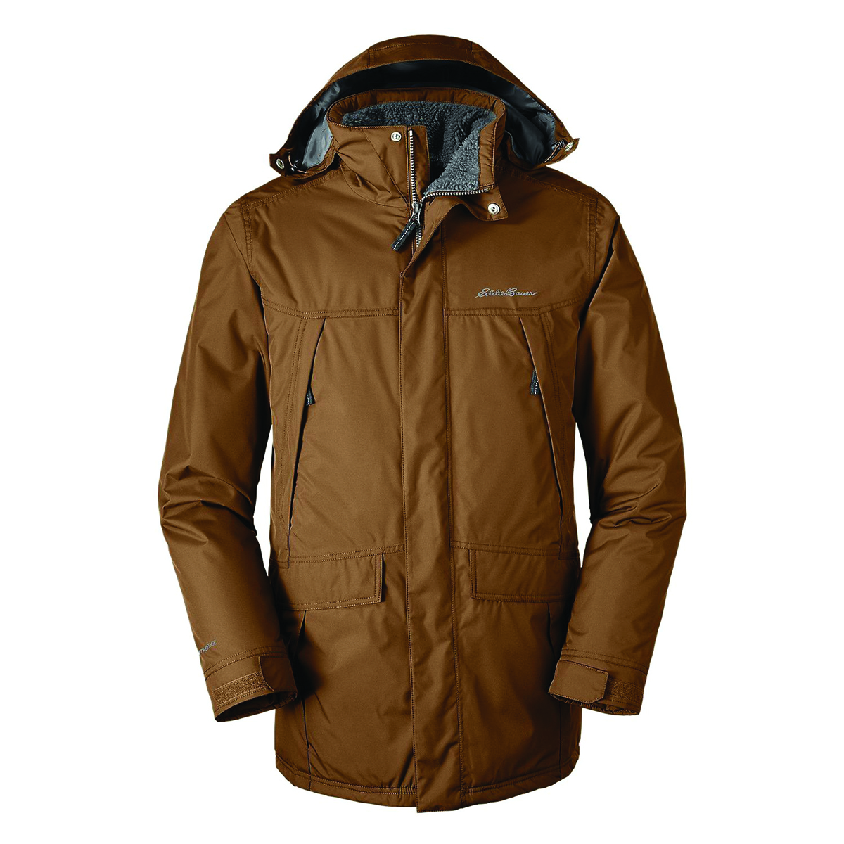 Куртка Eddie Bauer Mens Rainfoil Insulated Parka L Коричневый (6019TOR)