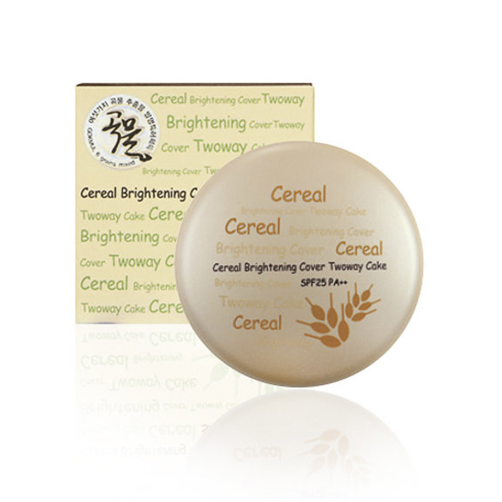 Пудра компактная рисовая Enough Cereal Brightening Cover Twoway Cake SPF25 PA++ №13 + запаска (8809382390905)