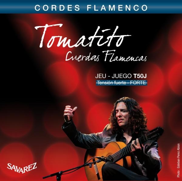 Струны для классической гитары Savarez T50J Tomatito Сordes Flamenco Classical Guitar Strings High Tension