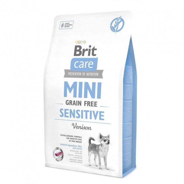 Сухой корм Brit Care GF Mini Sensitive 2 kg (для собак миниатюрных пород c чувствительным пищеварением)