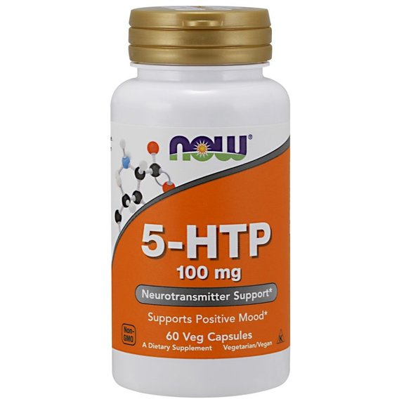 Триптофан NOW Foods 5-HTP 100 mg 60 Veg Caps
