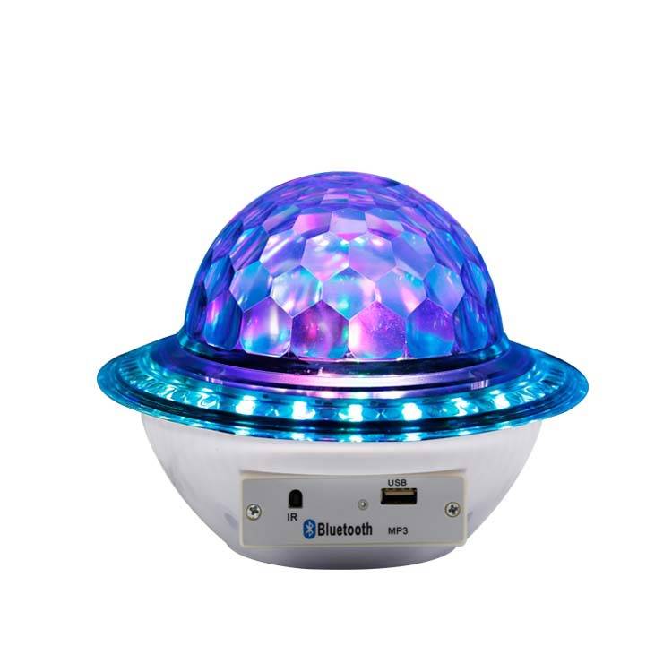 Музичний Bluetooth диско куля з пультом та USB входом Party Light Ufo Led Crystal Ball