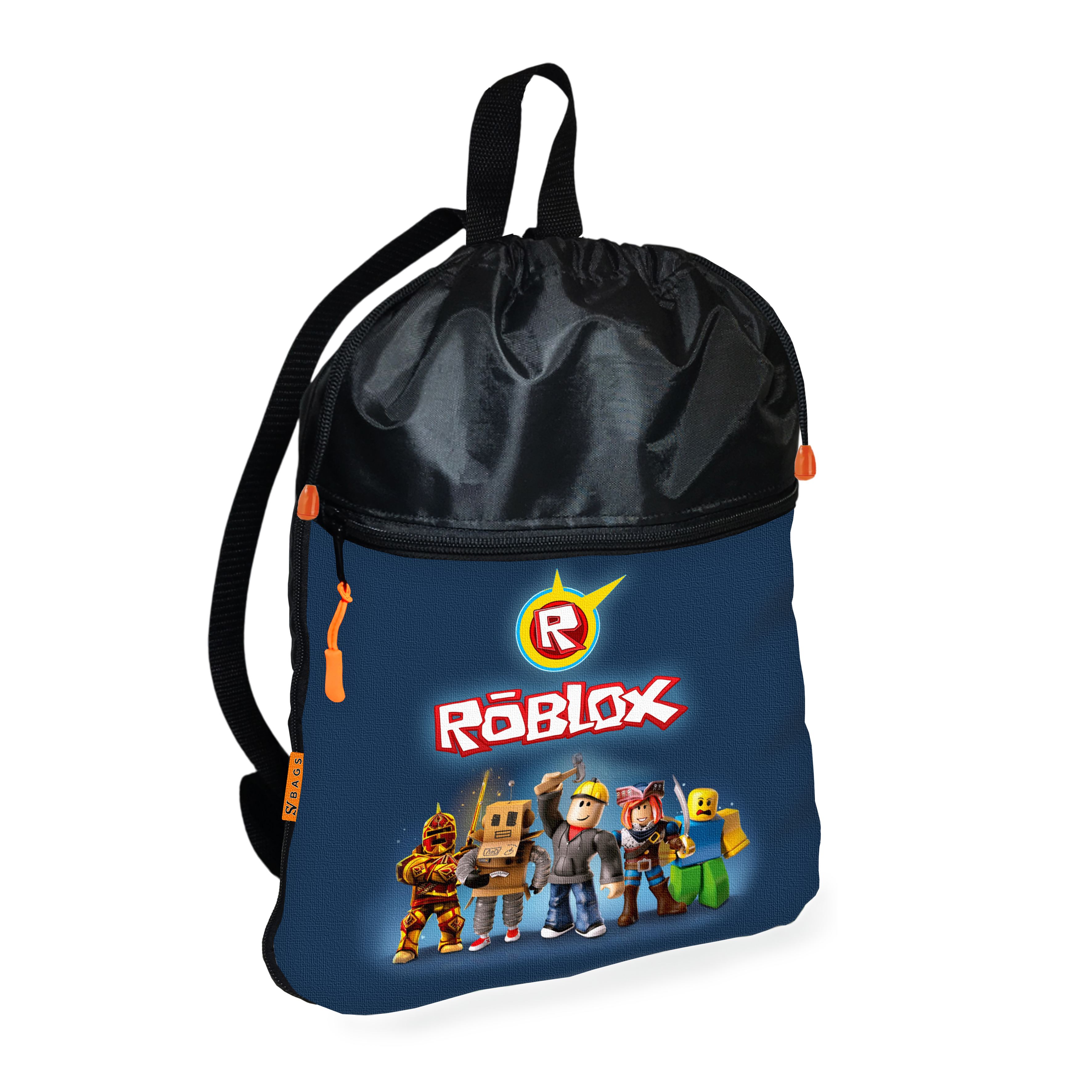 Рюкзак-мішок для взуття Roblox, 32×43×13 см, чорний — арт. 2944045020