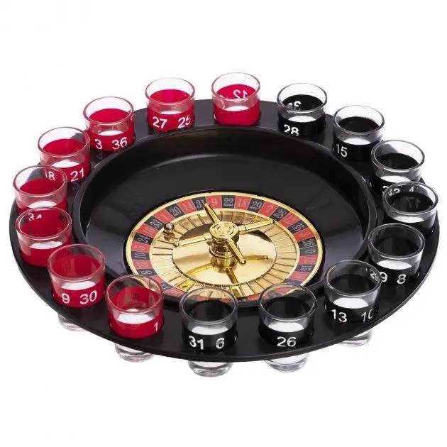 Настольная игра UKC Алко Рулетка Drinking Roulette Brain Game Set 066 16 рюмок