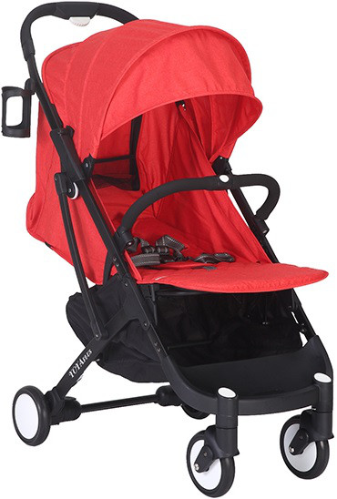 Прогулянкова коляска Yoya Plus Червона з чорною рамою (670064719)