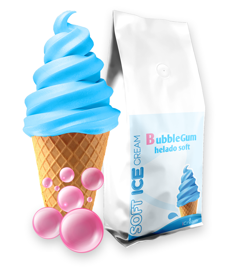 Суміш для молочного морозива Soft Bubble Gum 1 кг