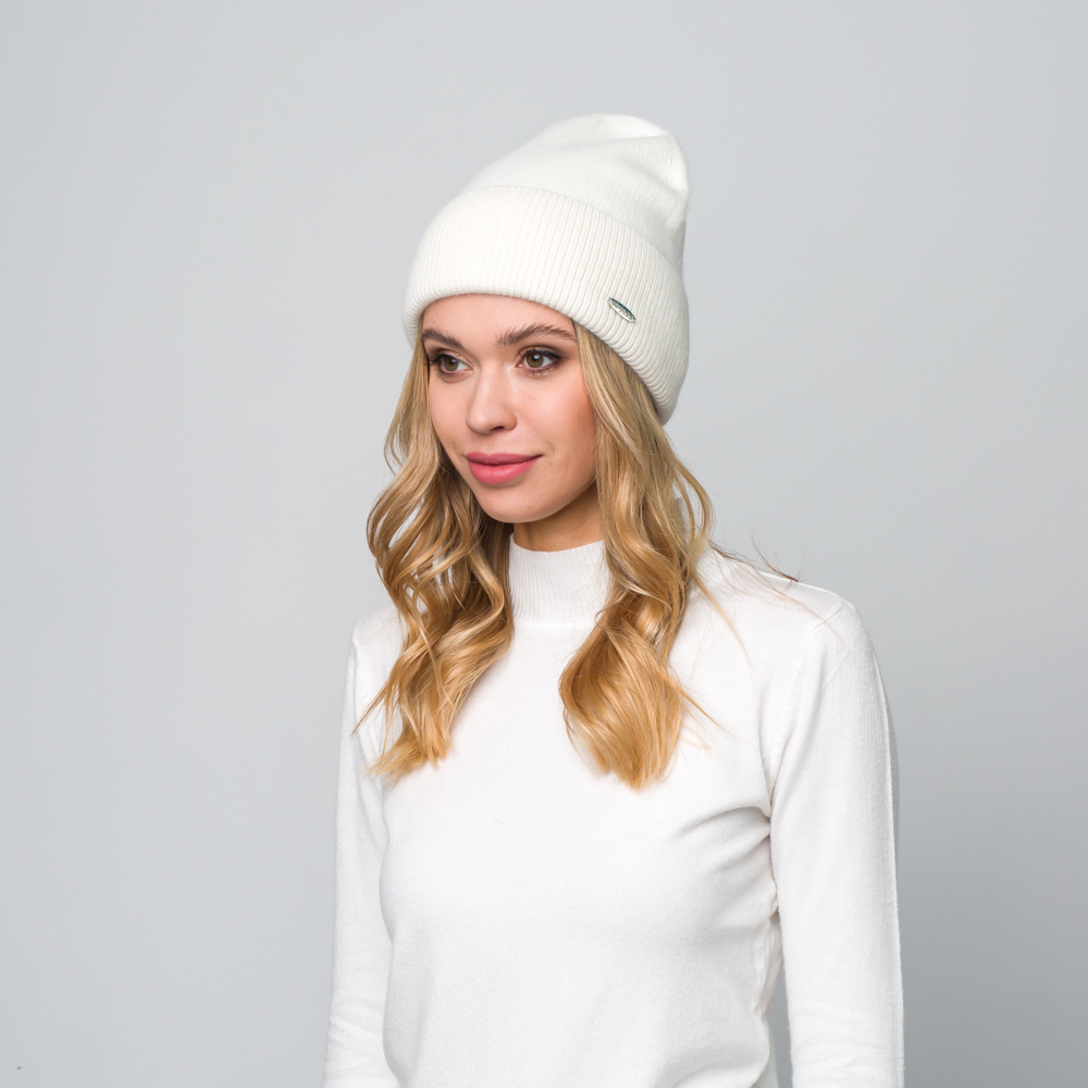 Шапка LuckyLOOK бини 658-722 One size Белый