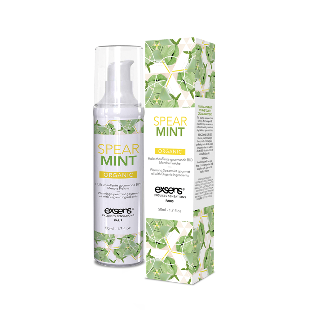 Массажное масло согревающее Exsens Organic Spear Mint 50 мл SO2380