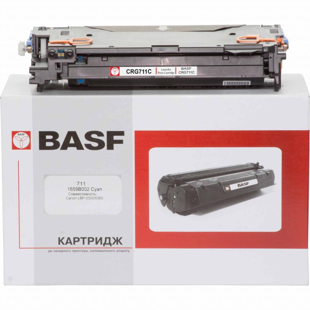 Картридж BASF для Canon LBP-5300/5360 аналог 1659B002 Cyan (KT-711-1659B002)