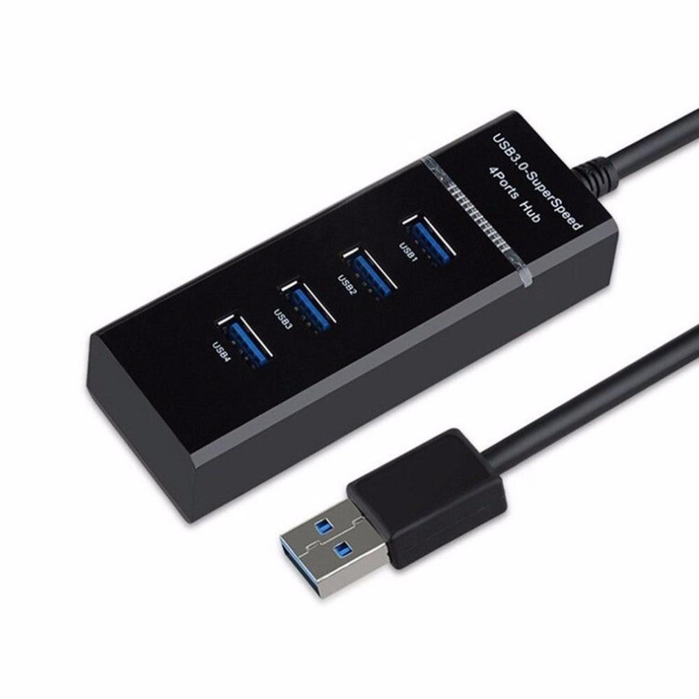 Концентратор USB-хаб RIAS 303 4 порти USB 3.0 Black (3_02544)