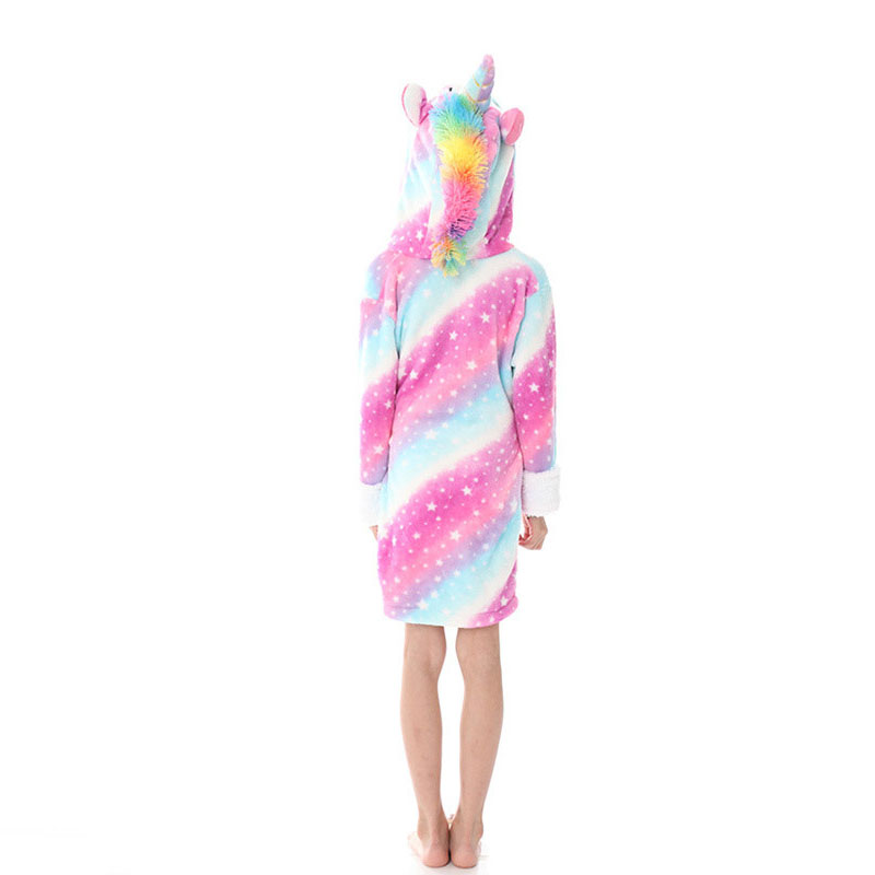 Халат детский BearWear Единорог New звездный путь XS 90 - 100 см Фиолетовый (1000215-XS)