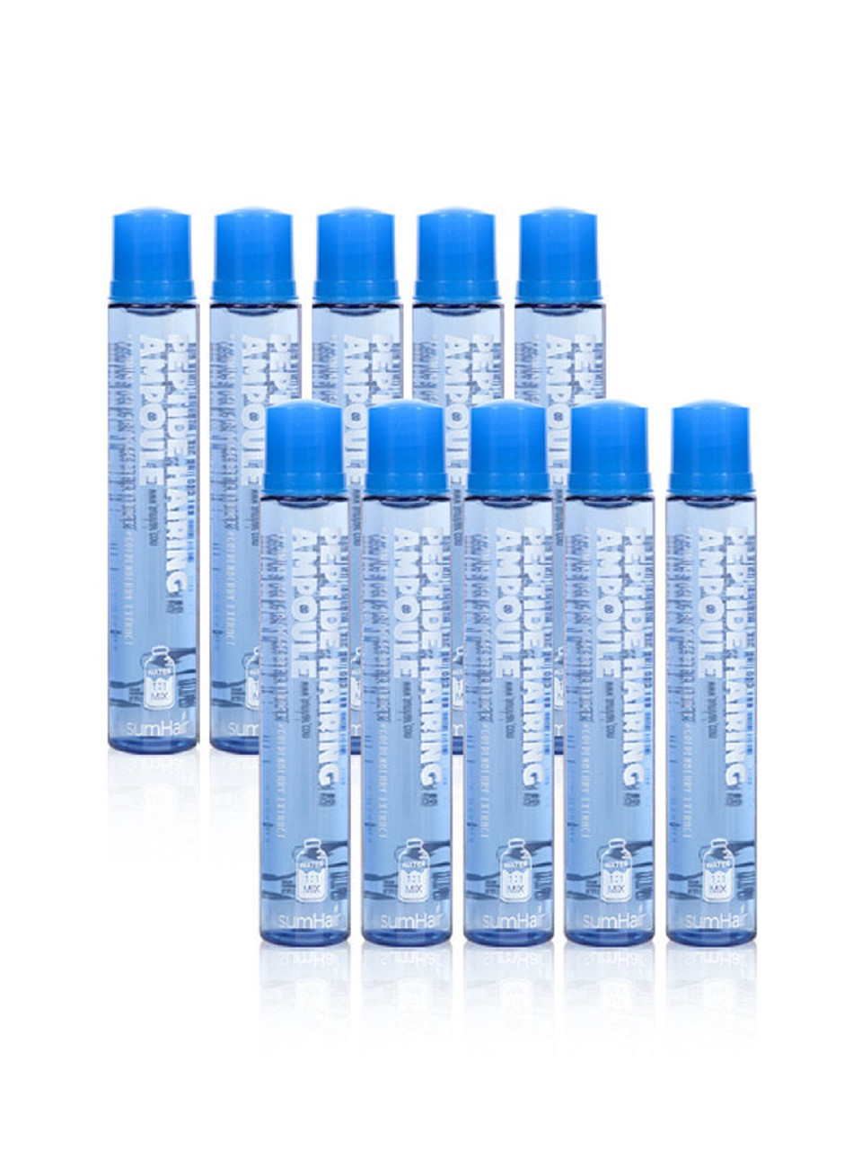 Пептидные ампулы для волос Sumhair Peptide Hairing Ampoule #Black Berry 13 мл*10 шт (8809555252580)