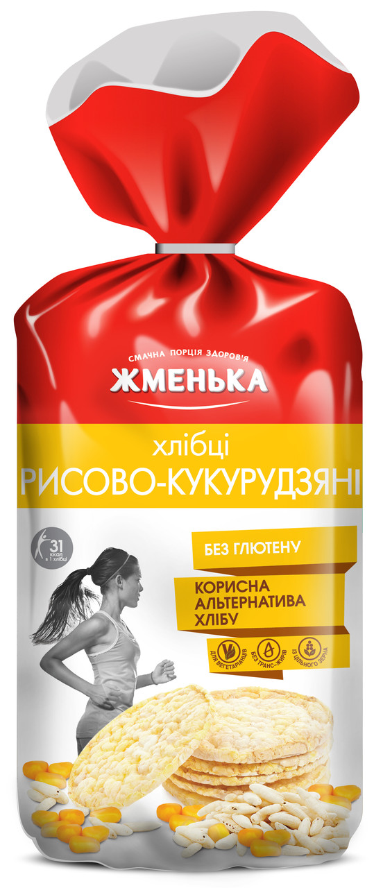 Хлібці рисово-кукурудзяні Жменька 100 г