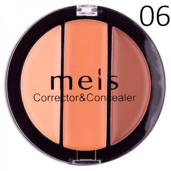 Тональний засіб Meis Corrector and Conealer 3 кольори тон 6 (hub_nUdu78818)