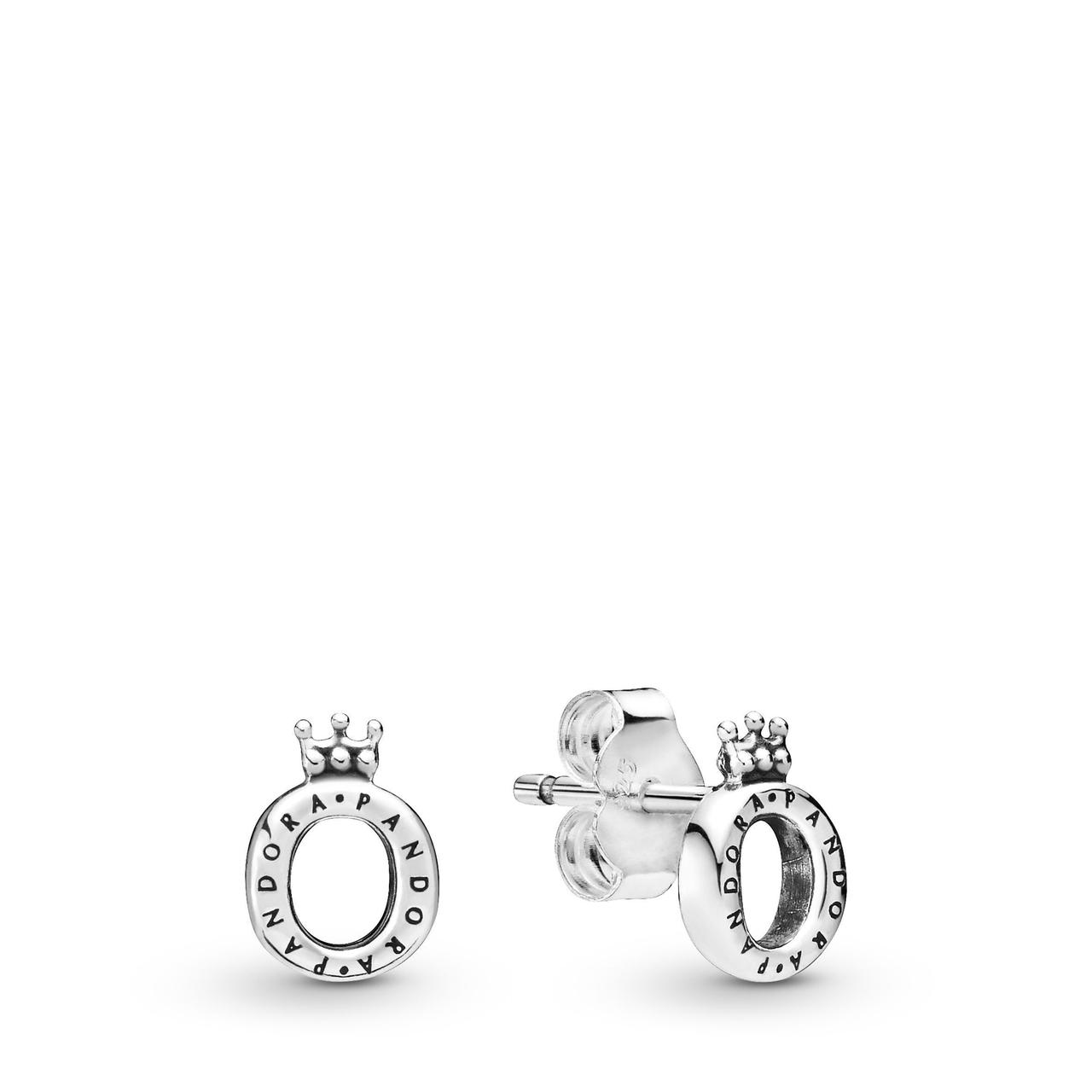 Срібні сережки з монограмою No Brand 298295 (1341787762)