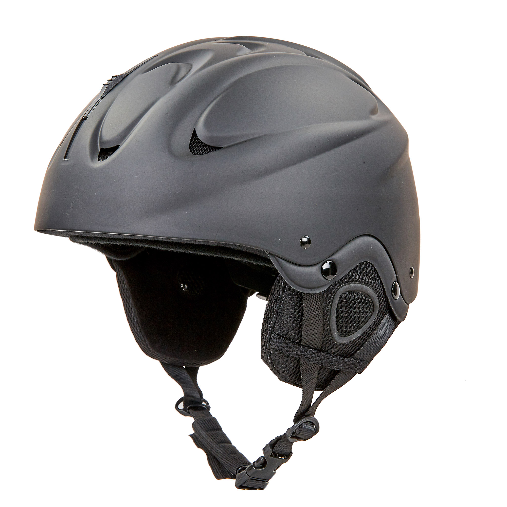 Шлем горнолыжный с механизмом регулировки MOON MS-6288 р-р 55-58 Черный (AN0289)