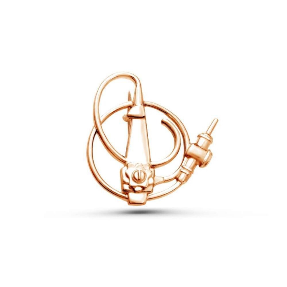 Значок BROCHE Эндоскоп золотистый BRGV112954