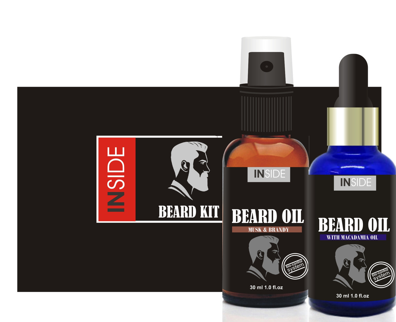 Набір олій для бороди з феромонами Inside Beard Oil 30 мл (hcLb38284)
