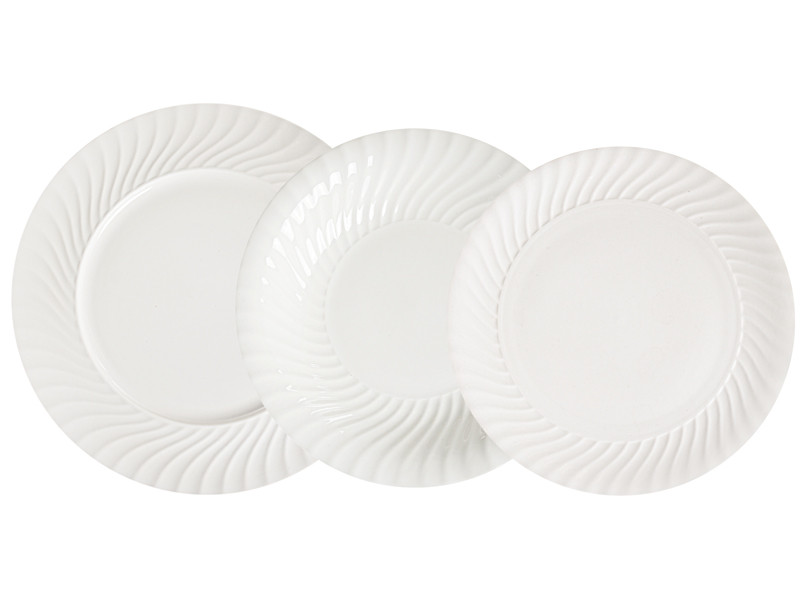 Тарелки фарфоровые Lefard Moreno 18 предметов Белый (AL218337)