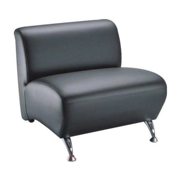Крісло Richman Florida 78 x 70 x 68H см Натуральна Шкіра Lux Комбо Чорний