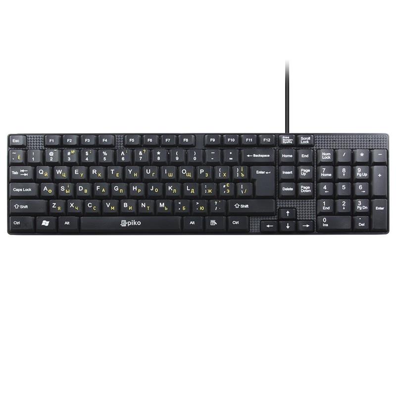Клавиатура Piko KB-005 Black (1283126472459) USB