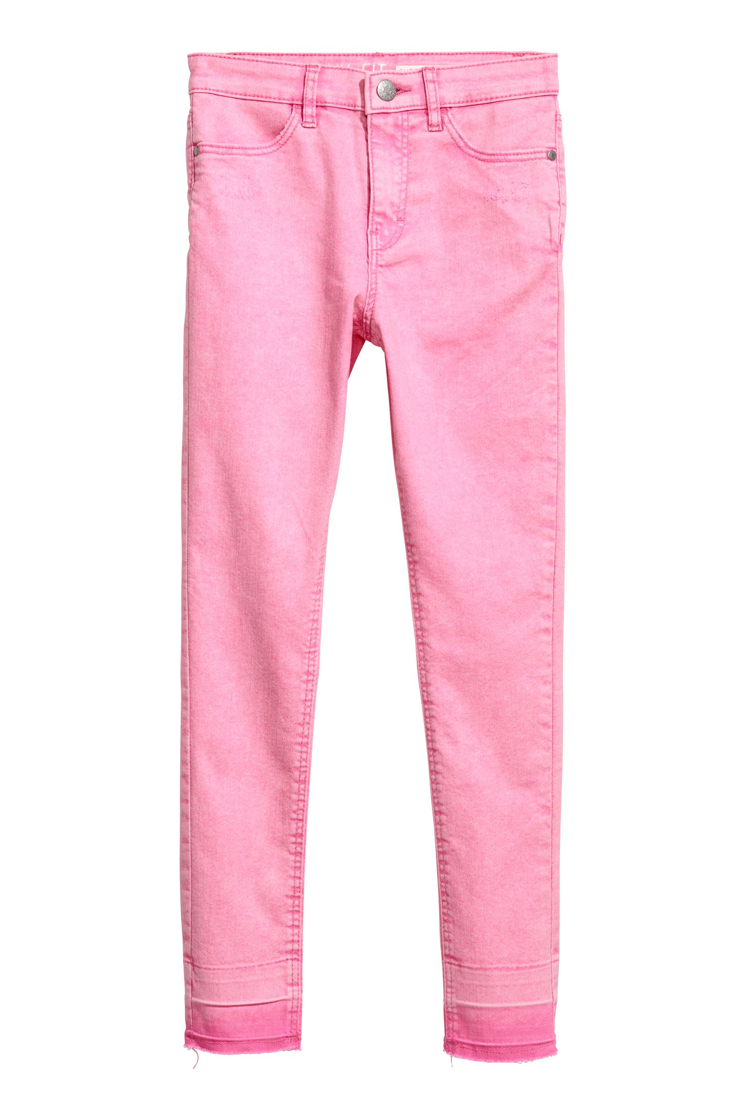 Джинсы для девочки H&M 5665497 164 см Розовый (2030000245871)