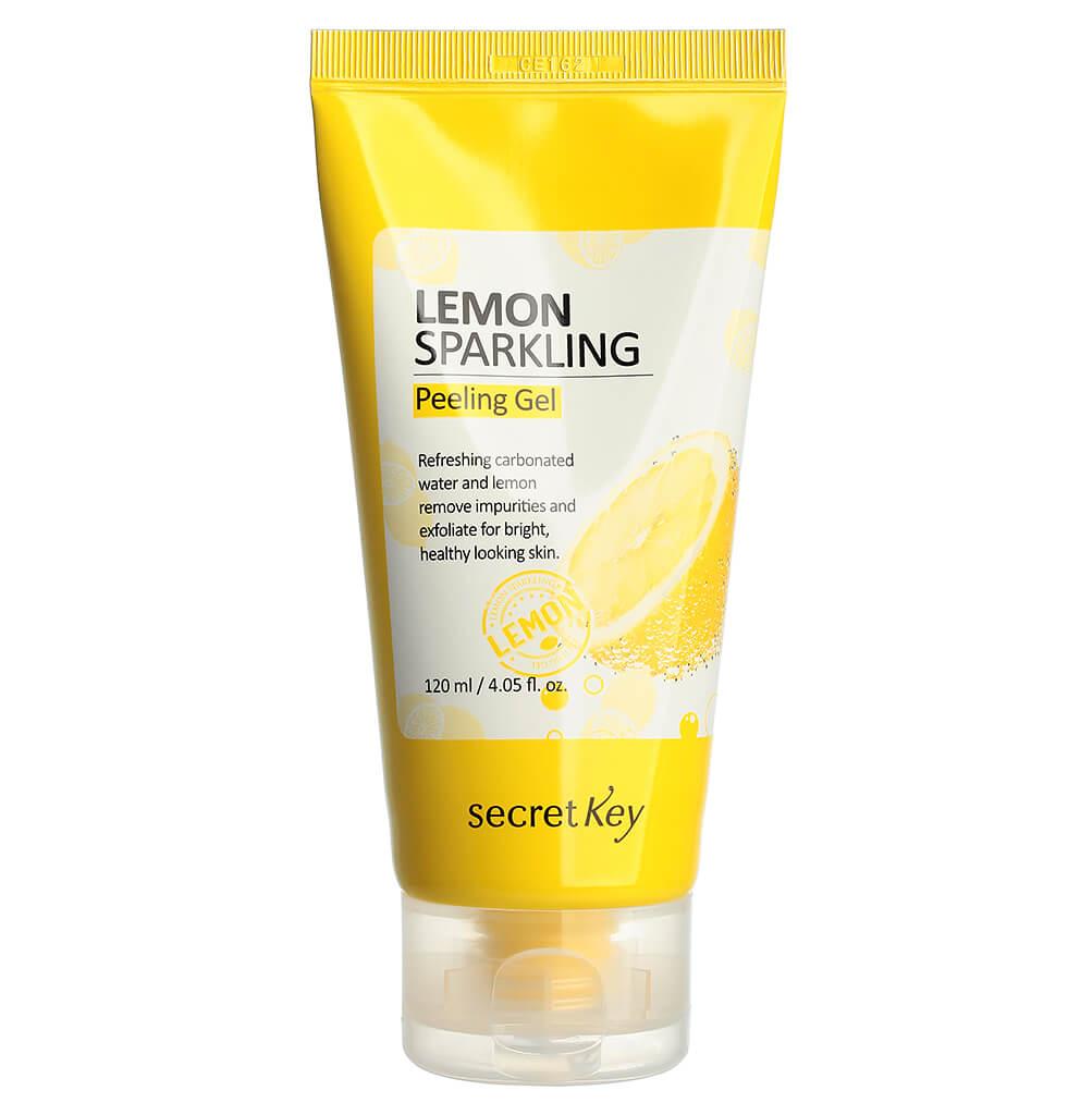 Лимонная пилинг-скатка для лица Secret Key Lemon Sparkling Peeling Gel 120 мл (8809305999796)