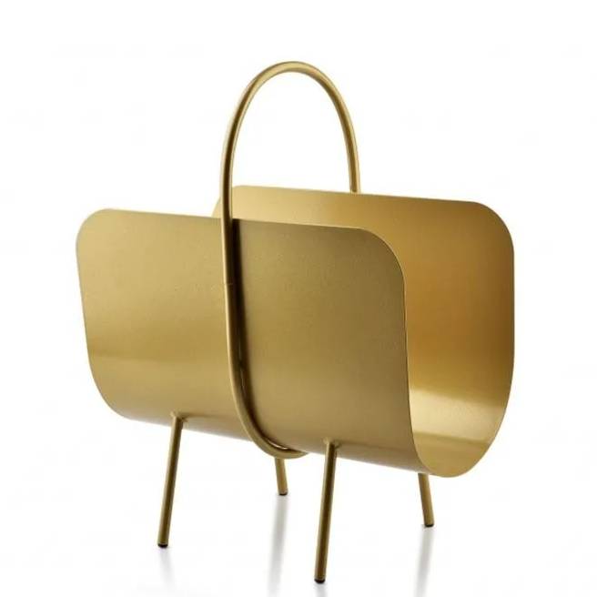 Газетниця металева Flora Cedric 45х37х20 см Gold (SK000123)
