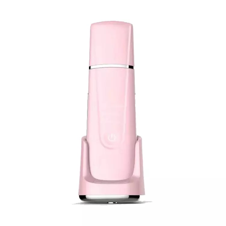 Скрабер ультразвуковий для чистки обличчя No Brand BEAUTY EFFECT WAU-98i ORIGINAL Pink