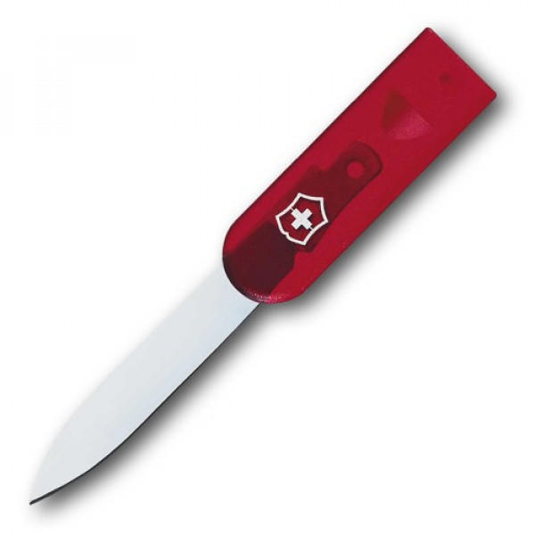 Нож Victorinox для SwissCards Transparent Красный (1049-VxA6510.T)