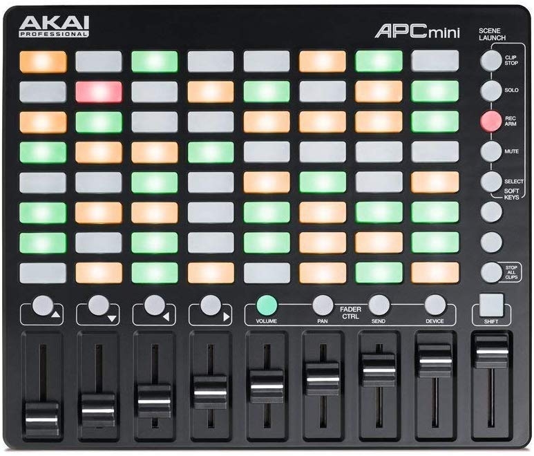 DJ контролер Akai APC mini Black (DP08274)