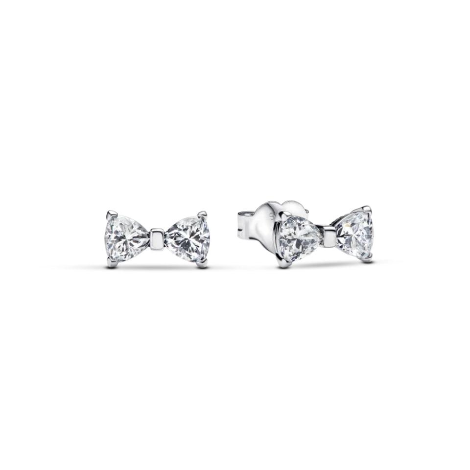 Сережки No Brand Маленький блискучий бант 293542C01 (2541913208)