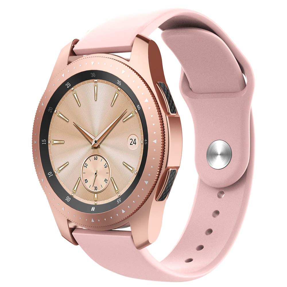 Ремешок BeWatch силиконовый для Samsung Galaxy Watch 42 мм Розовый (1010311.2)