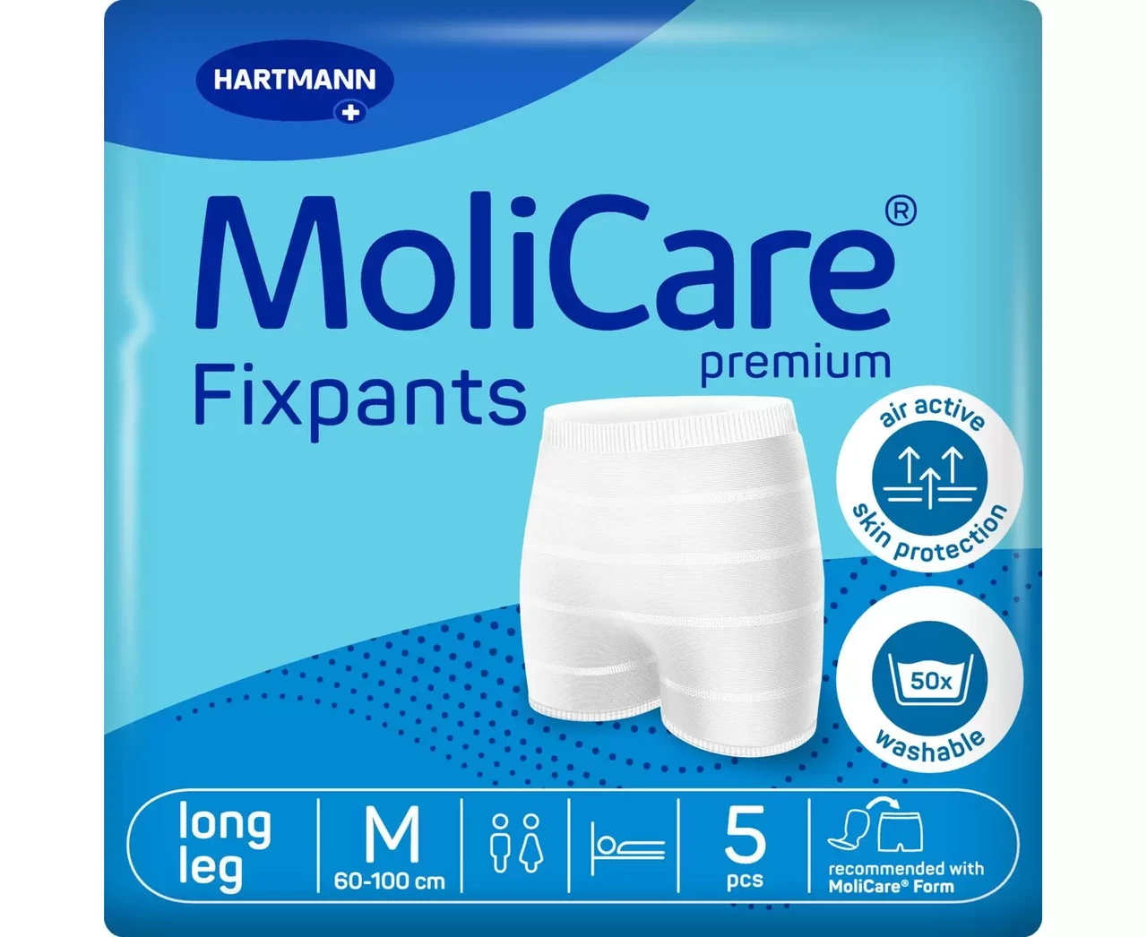 Штанишки для фиксации прокладок Paul Hartmann Molicare Premium Fixpants удлиненные М 5 шт