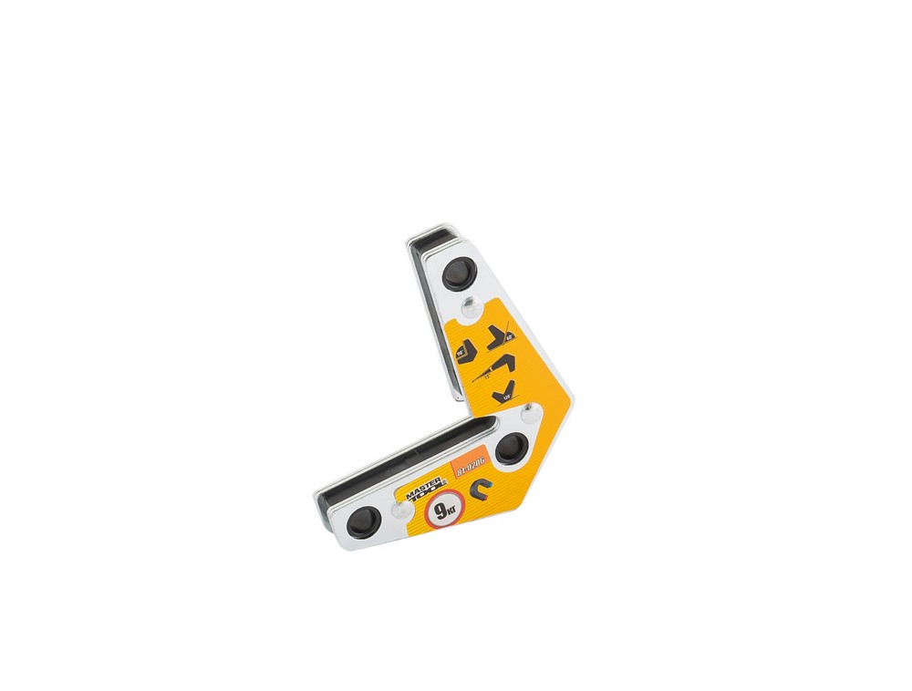 Магнит угловой для сварки MASTERTOOL GM 9 кг 15/60/90/120° неодимовый магнит (81-0206)