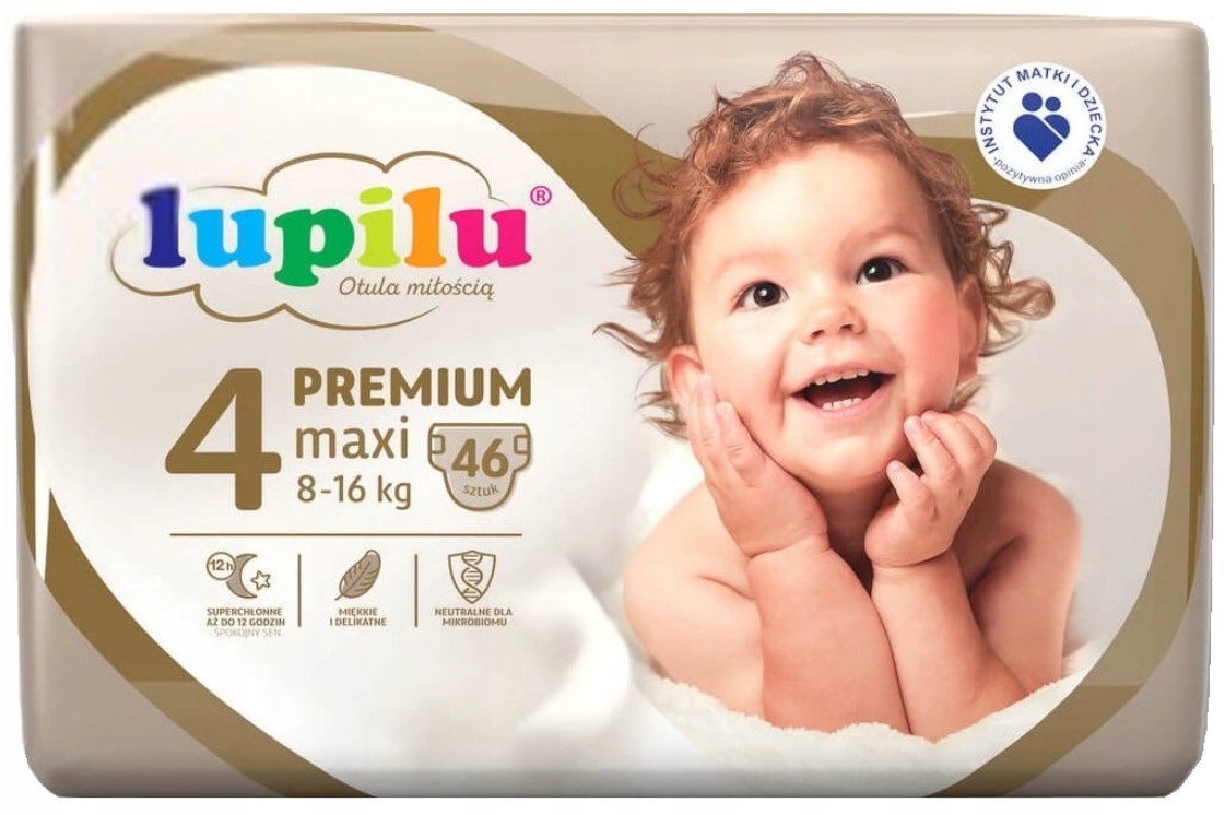 Підгузники Lupilu Premium Maxi 4 8-16 кг 46 шт
