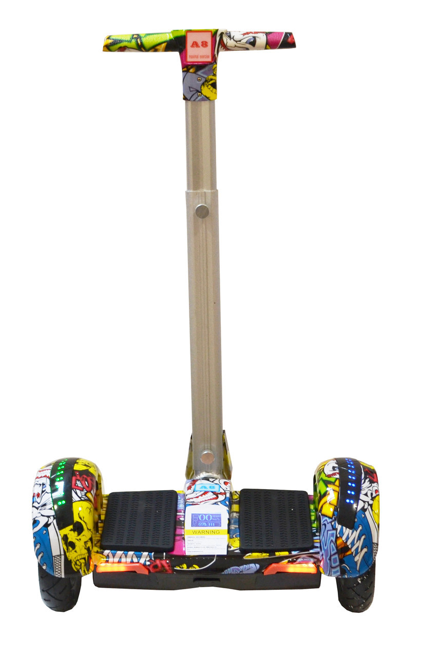Гіроскутер із колонками SmartWay A8 Bluetooth 10 Yellow Graffiti (hub_np2_1512)