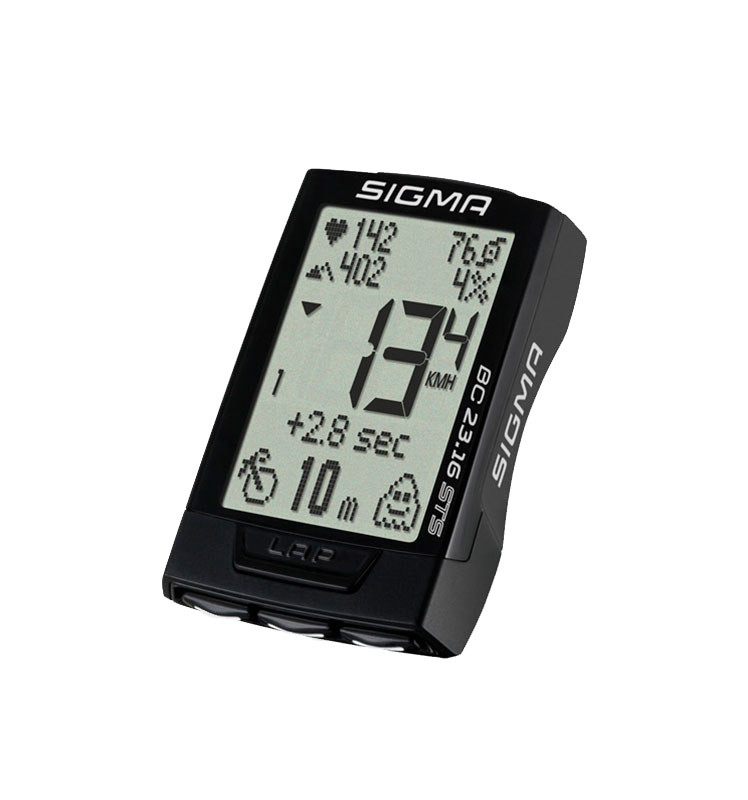 Велокомп'ютер бездротовий Garmin Sigma Sport BC 23.16 STS Black-White (SD02317)