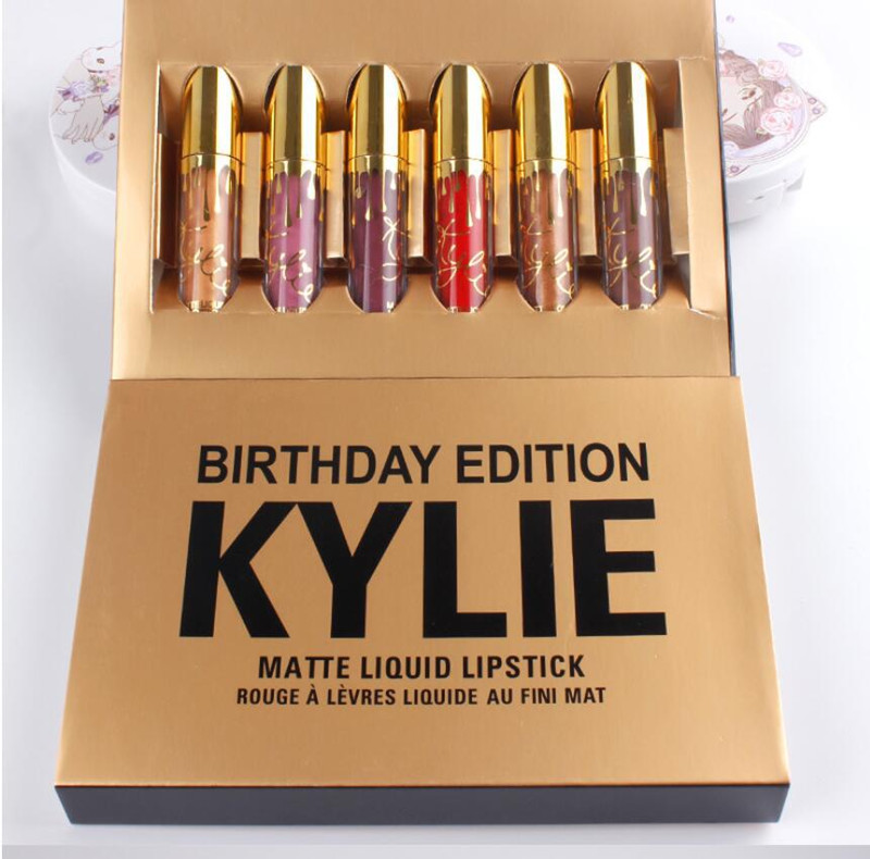 Наборы из 6 жидких помад Kylie Birthday Edition