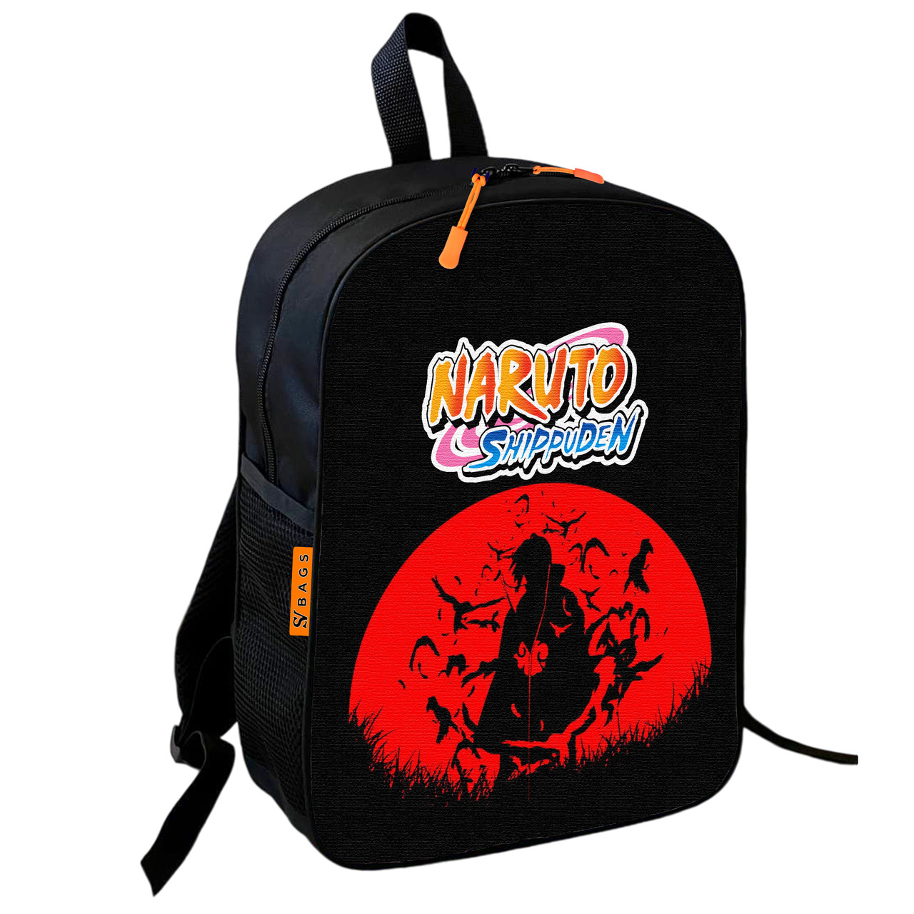 Дитячий шкільний рюкзак Naruto Акацуки 36×27×13 см, водонепроникний, поліестер
