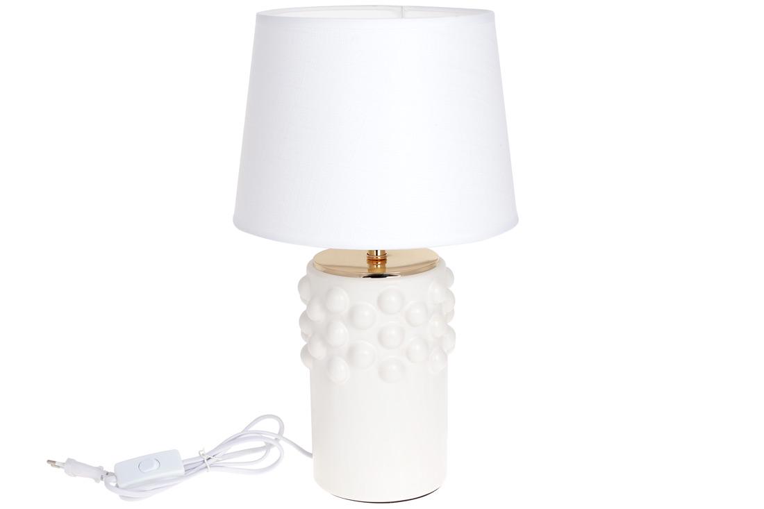 Лампа настільна BonaDi 232-729 42 см 60 Вт Білий (SK000329)