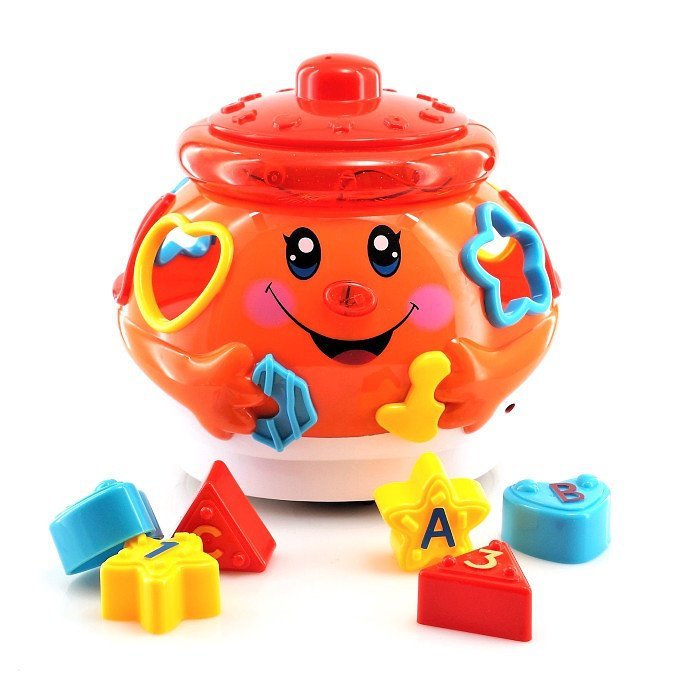 Музыкальная игрушка-сортер Веселый горшочек Разноцветный (gab_krp250RkWl19706)