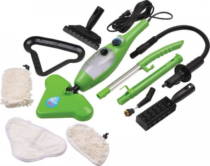 Парова швабра потужний пароочисник H2O Mop X5 1400W Зелений (258524)