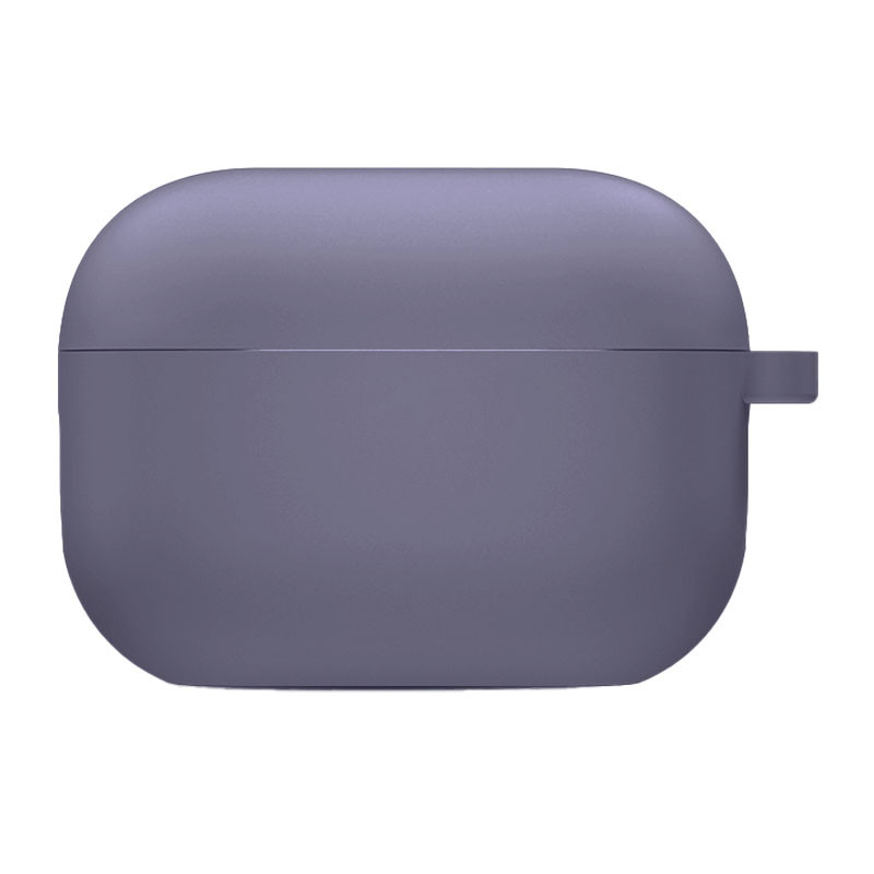Силиконовый футляр Epik с микрофиброй для наушников Airpods Pro Серый / Lavender Gray 1064842