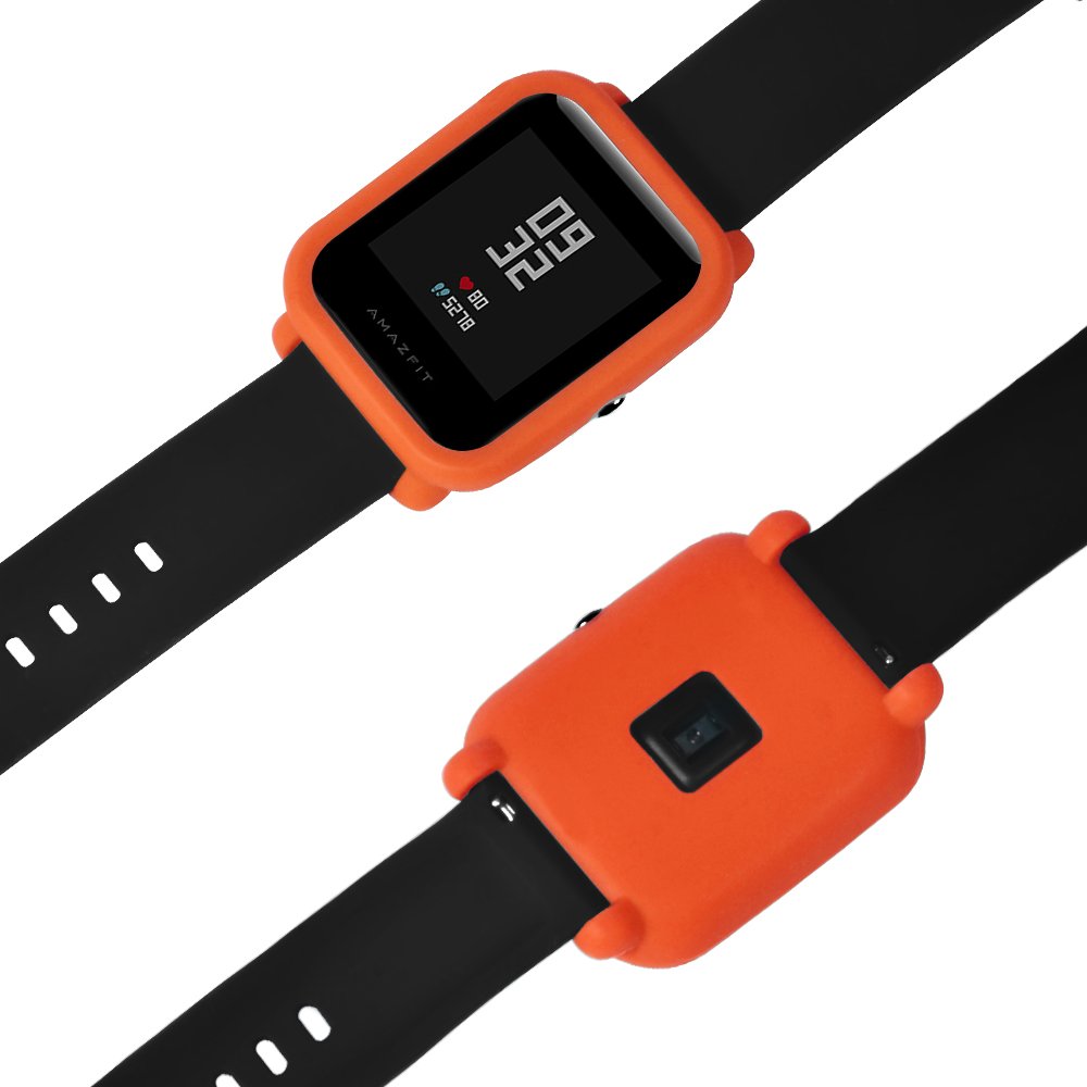Силіконовий чохол Tamister на весь корпус для Xiaomi Amazfit BIP Помаранчевий (1010607)