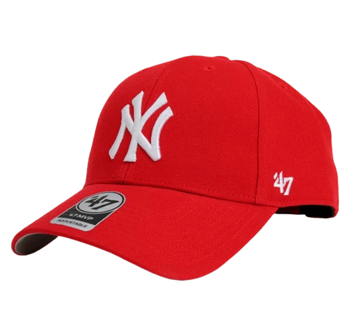 Кепка MVP 47 Brand YANKEES/YANKEES One Size Grey/Red B-MVP17WBV-RD