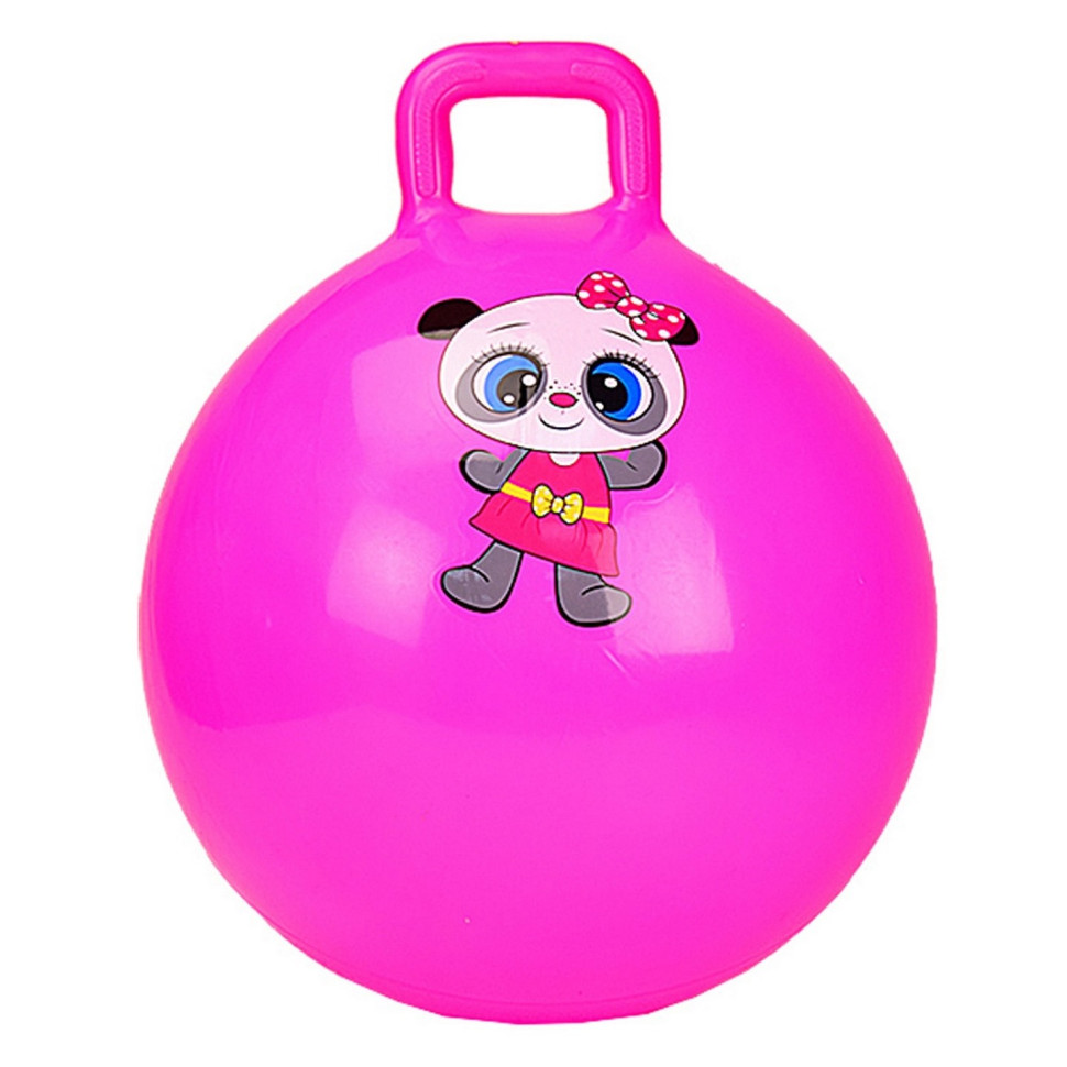 М'яч для фітнесу дитячий "Гиря" Bambi CB5504 65см Рожевий