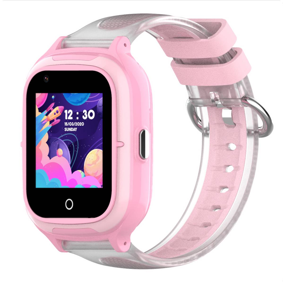 Детские умные GPS часы Wonlex KT23 Pink с видеозвонком (SBWKT23P)