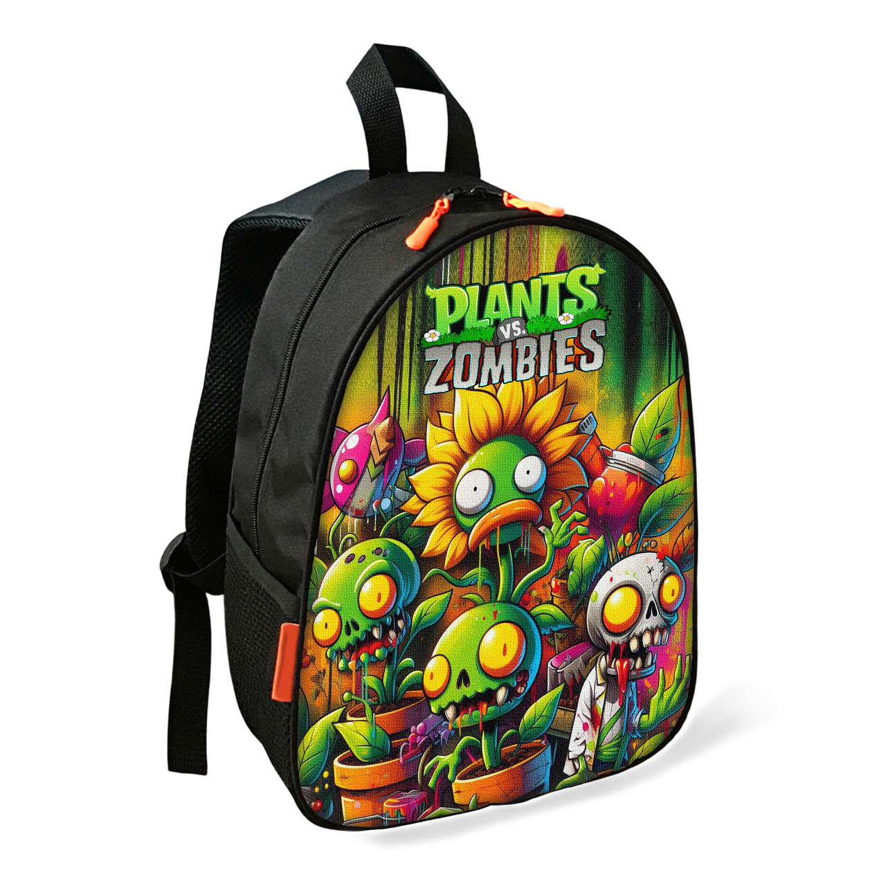 Дитячий шкільний рюкзак Plants vs. Zombies 34×27×13 см, різнокольоровий