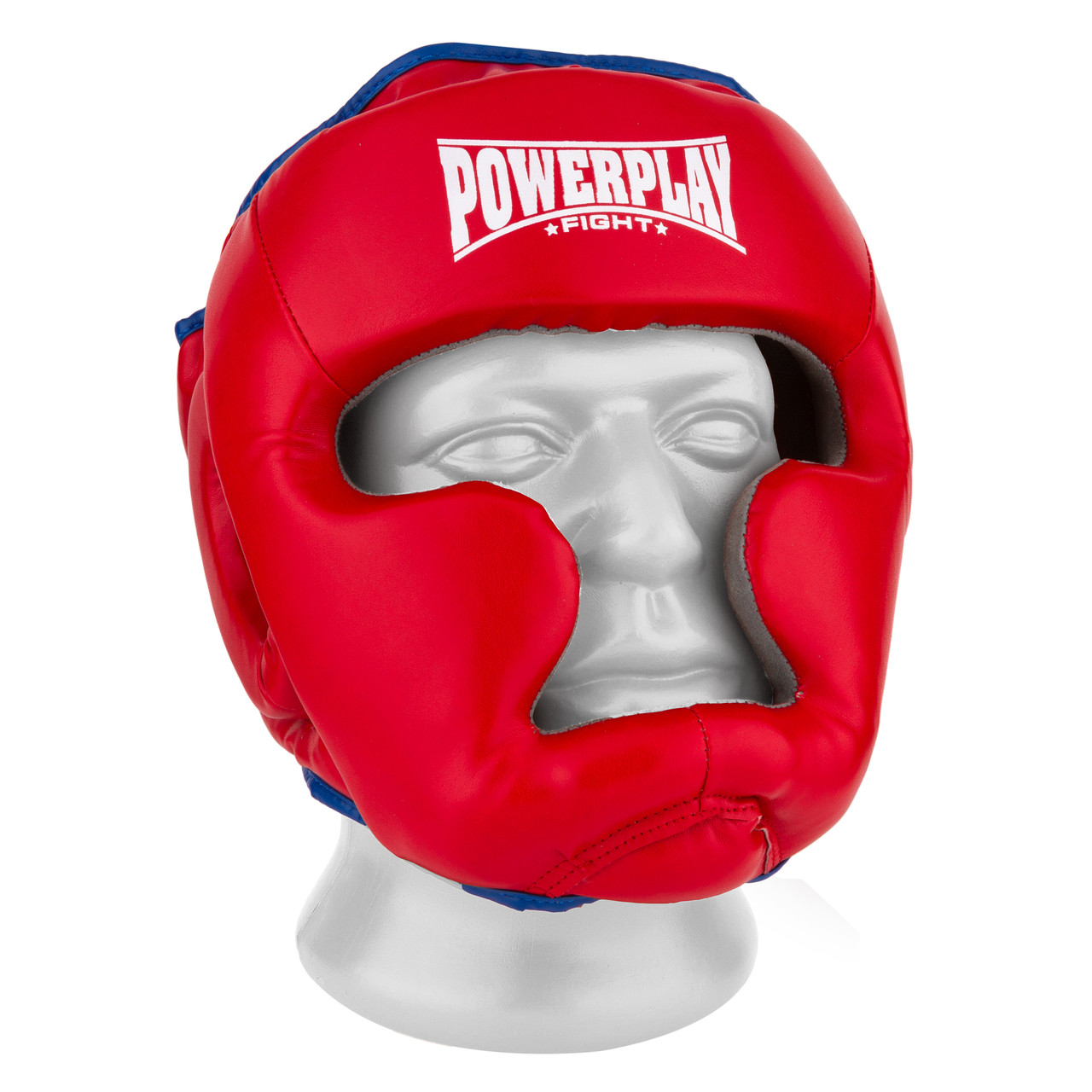 Боксерський шолом тренувальний PowerPlay 3068 S Червоно-синій (PP_3068_S_Red/Blue)